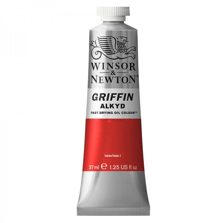 Colore ad olio a rapida essiccazione Winsor & Newton Griffin Alkyd 37 ml Winsor Red
