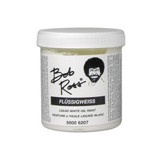 Colore ad olio liquido Bob Ross 250 ml - white 