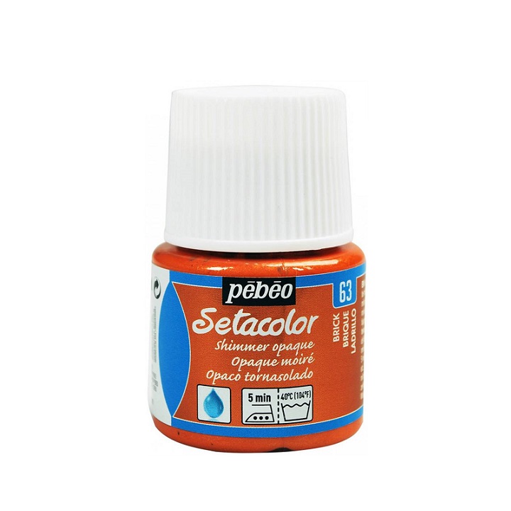 Colore per tessuti Pebeo Setacolor Opaque Shimmer [metallizzato] 45 ml