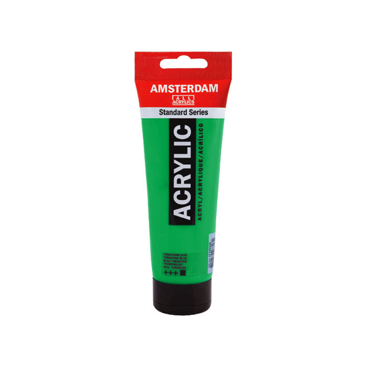 Colori acrilici Amsterdam Standart Series 120 ml - 605 Brilliant Green