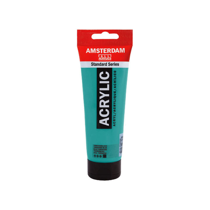 Colori acrilici Amsterdam Standart Series 250 ml - 661 Turquoise Green 