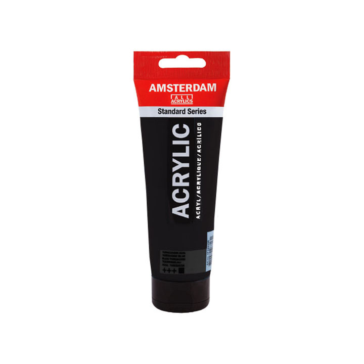 Colori acrilici Amsterdam Standart Series 250 ml - 735 Oxide Black