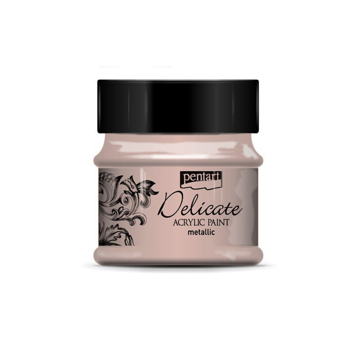 Colori acrilici Delicate metallizzati 50ml | rose gold Colori acrilici Delicate metallizzati 50ml | rose gold