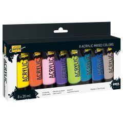 Colori acrilici Kreul Solo Goya / set misto 8 x 20 ml