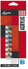 COLORI ACRILICI LOUVRE - 10 tubi 10ml