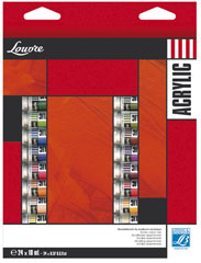 COLORI ACRILICI LOUVRE - 24 tubi 10ml