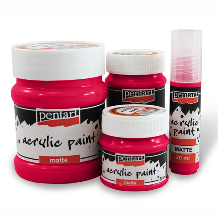 Colori acrilici opachi - 230 ml | 3949 carmin Colori acrilici opachi - 230 ml | 3949 carmin