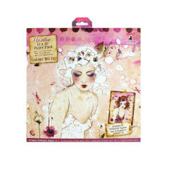 Confezione carta Santoro Colour Me In 30.5 x 30.5 cm - 32 fogli