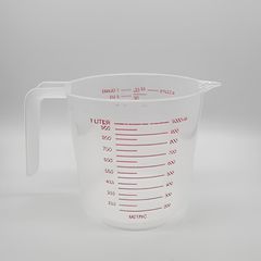 Contenitore di plastica per mescolare e versare 1000ml