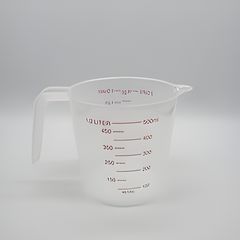 Contenitore di plastica per mescolare e versare 500ml