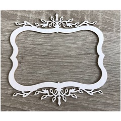 Decorazione in legno - cornice - 1 pz