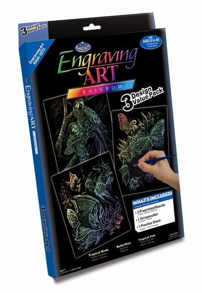 Engraving art™ - 3 Design confezione risparmio