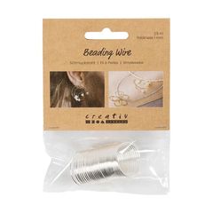 Filo per gioielli 1 mm x 2,5 m - Vari colori | Silver plated