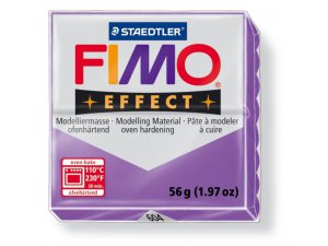 Fimo Massa per modellismo FIMO Effect per trattamento termico - 56 g - viola trasparente