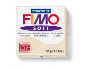 Fimo massa per modellismo FIMO Soft per trattamento termico - 56 g - beige