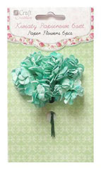 Fiori di carta garofano 3 cm - set di 6pezzi