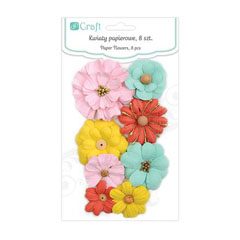 Fiori di carta Little Me - set di 8 pezzi