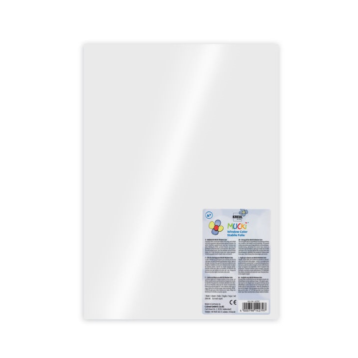 Foglio per colori vetro MUCKI KREUL - 1 foglio A4 (accessori)
