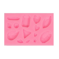 Forma in silicone - gemma 9.9x6.3x1.1 cm