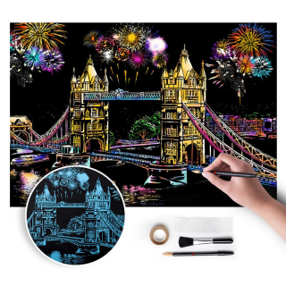 Immagine magica per graffiare  - London - 75x52 cm