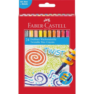 Pastelli a cera Faber Castell Twist