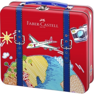 Pennarelli Faber-Castell in una valigia da 40 pezzi