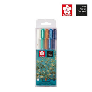 Penne Gel Sakura Gelly Roll - Museo Van Gogh - 5 pezzi