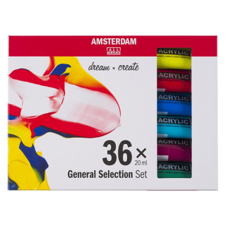 Set di colori acrilici AMSTERDAM  dream and create 36 x 20 ml