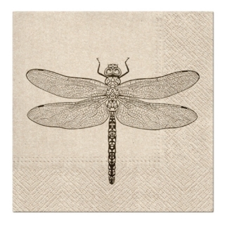 Tovaglioli per decoupage Dragonfly - 1 pezzo 