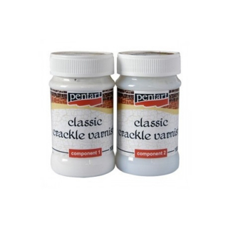 Vernice bicomponente con effetto crack - classico 2 x 100 ml