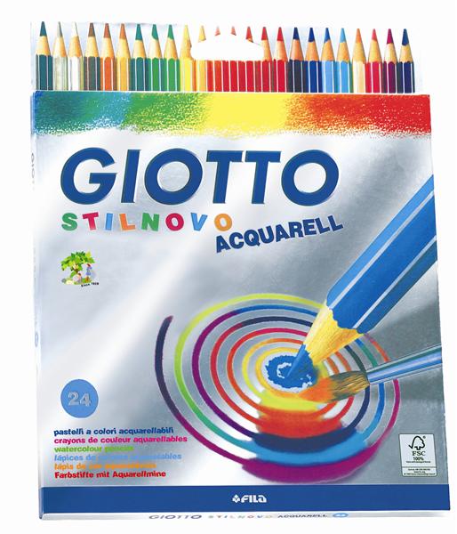 Giotto Stilnovo Acquarell - 24 colori