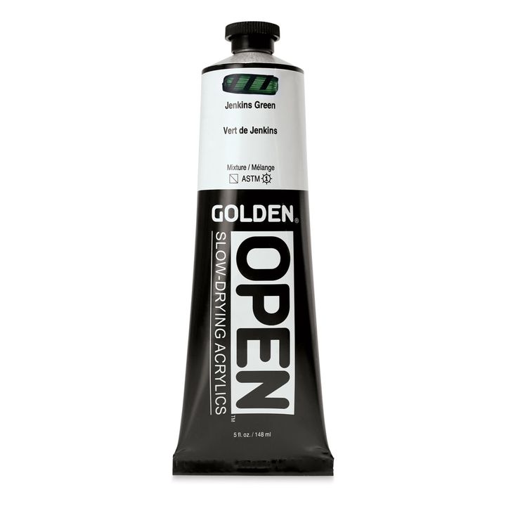 GOLDEN OPEN Vernice acrilica ad asciugatura lenta 148 ml | 7195 Jenkins Green