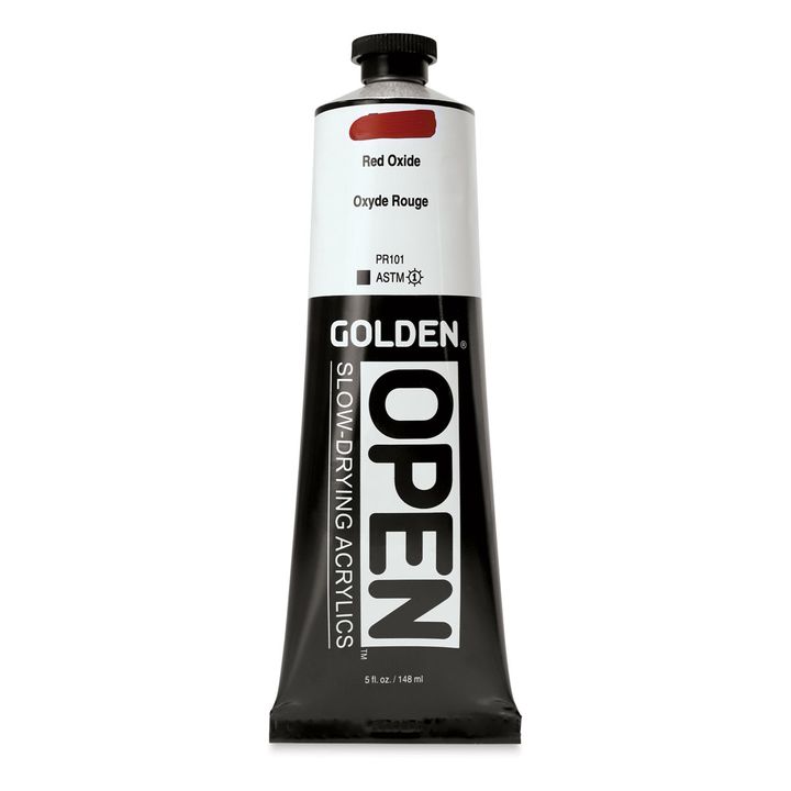 GOLDEN OPEN Vernice acrilica ad asciugatura lenta 148 ml | 7360 Red Oxide