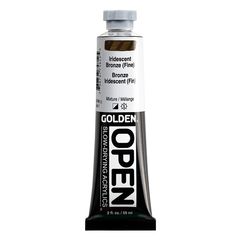 GOLDEN OPEN Vernice acrilica iridescente ad asciugatura lenta | 7481 Bronze Fine