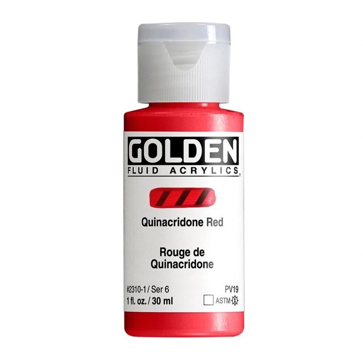 GOLDEN Vernice acrilica fluida 118 ml | 2310 quinacridone red GOLDEN Vernice acrilica fluida 118 ml | 2310 quinacridone red