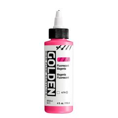 GOLDEN Vernice acrilica fluorescente ad alto flusso 118 ml | 8505 Magenta