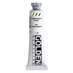 GOLDEN Vernice Acrilica Fosforescente Corpo Pesante 118 ml | 4900 green