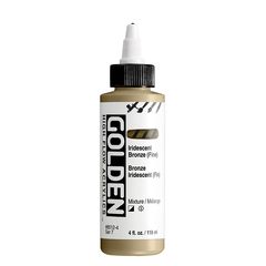 GOLDEN Vernice acrilica iridescente ad alto flusso 118 ml | 8512 Bronze Fine