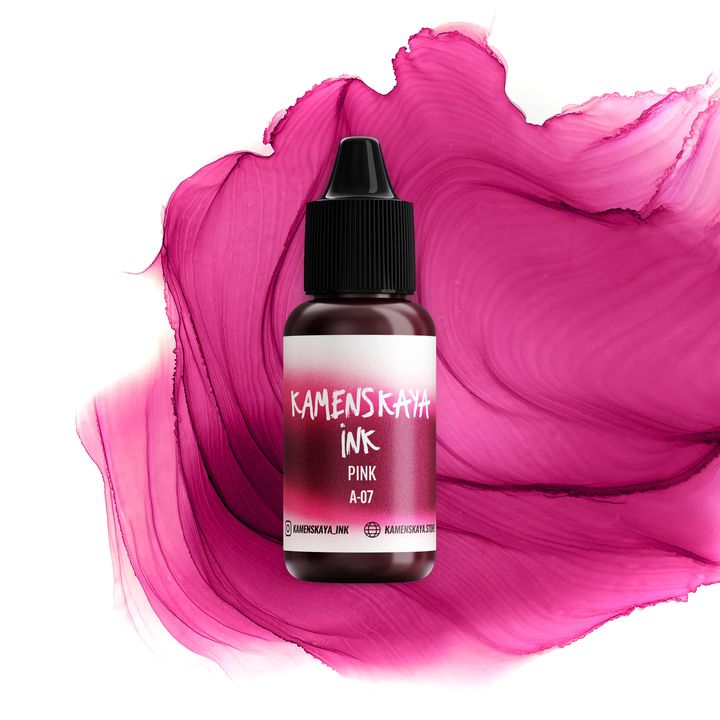 Inchiostro ad alcool KAMENSKAYA A-LINE 15ml | A-07 pink