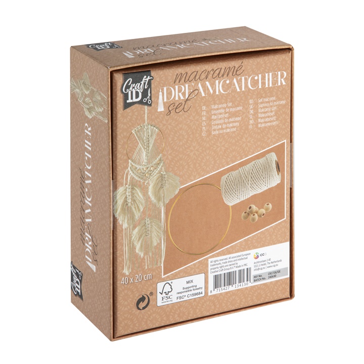 Kit acchiappasogni in macramè