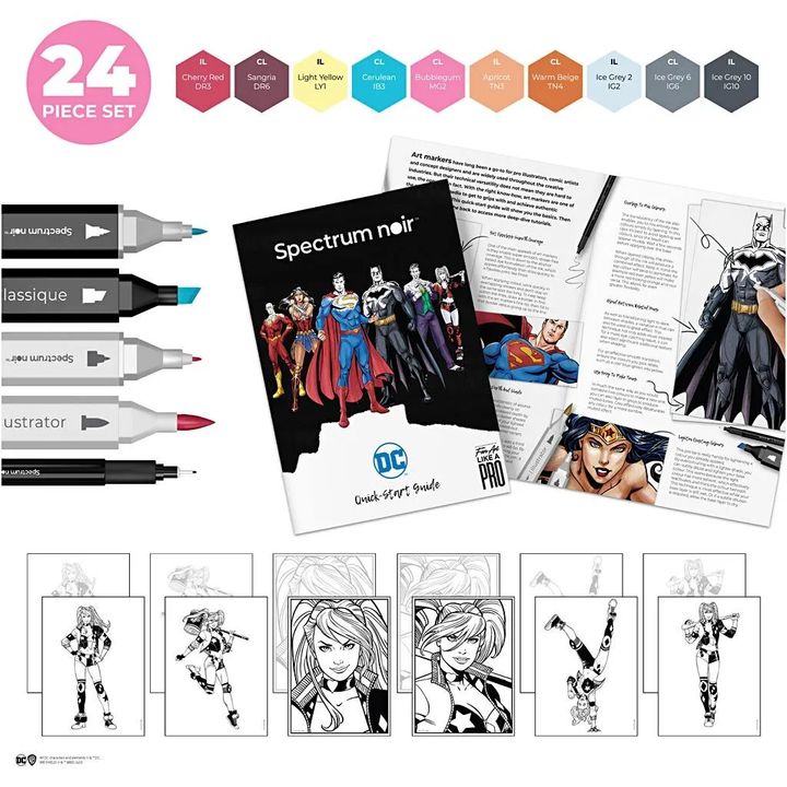 Kit artistico per l'illustrazione HARLEY QUINN