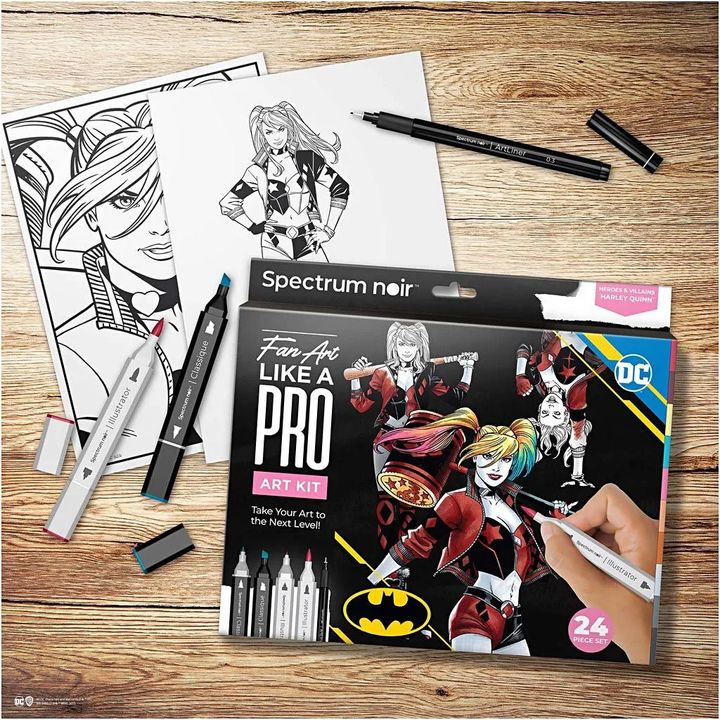 Kit artistico per l'illustrazione HARLEY QUINN