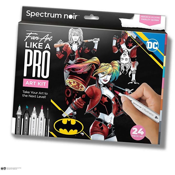 Kit artistico per l'illustrazione HARLEY QUINN