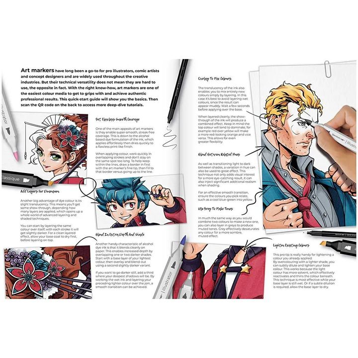 Carta da disegno e pittura, Kit artistico per l'illustrazione MANGA A  COMIC HEROES, E-shop per i Vostri accessori per pittura, Consegna GRATIS  per gli ordini superiori ai 75€