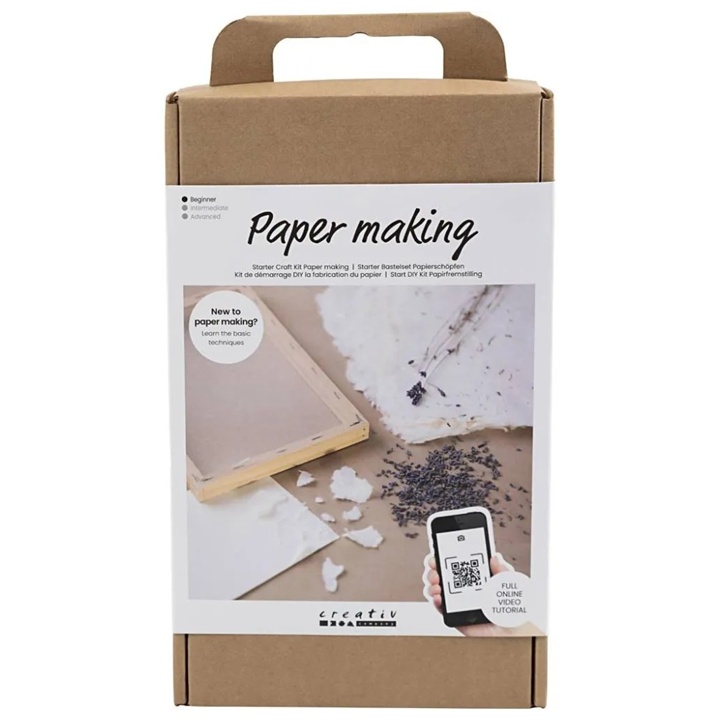 Kit creativo per la fabbricazione della carta alla lavanda
