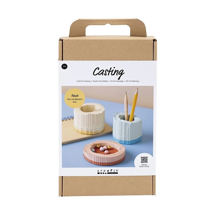 Kit per il casting creativo - Contenitori di cartone
