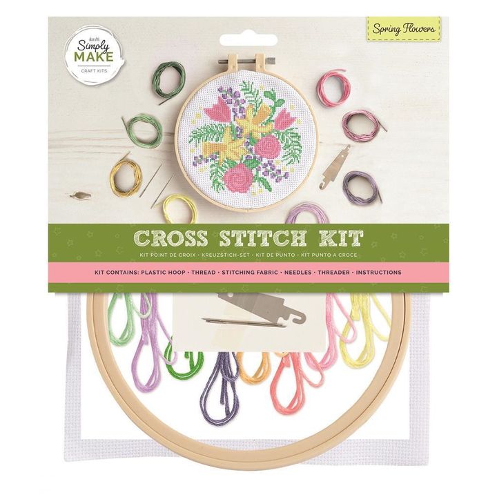 Kit ricamo creativo - Fiori estivi