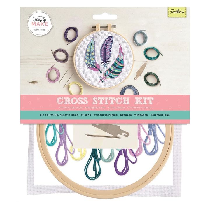 Kit ricamo creativo - Piuma