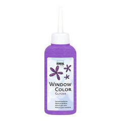 KREUL Vernice per vetro con effetti 80 ml | Glitter purple