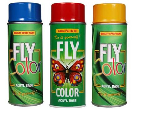 Lacca acrilica spray FLY COLOR 400 ml -varie tonalità